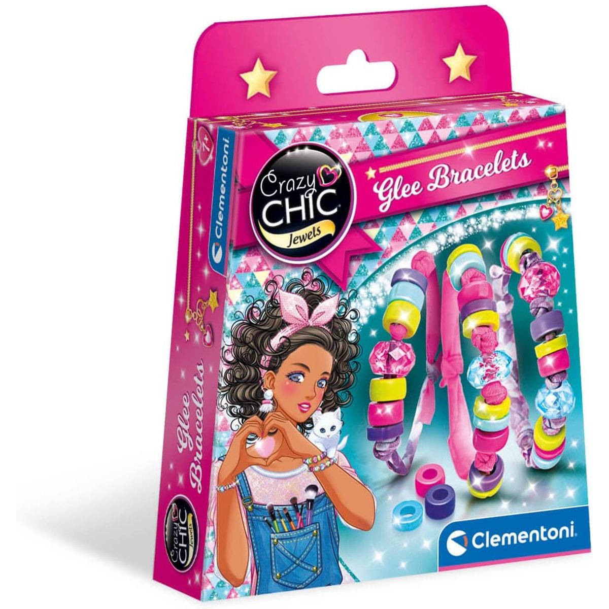 CLEMENTONI - Set Para Fabricar Pulseras Y Manillas Coloridas Para Niñas