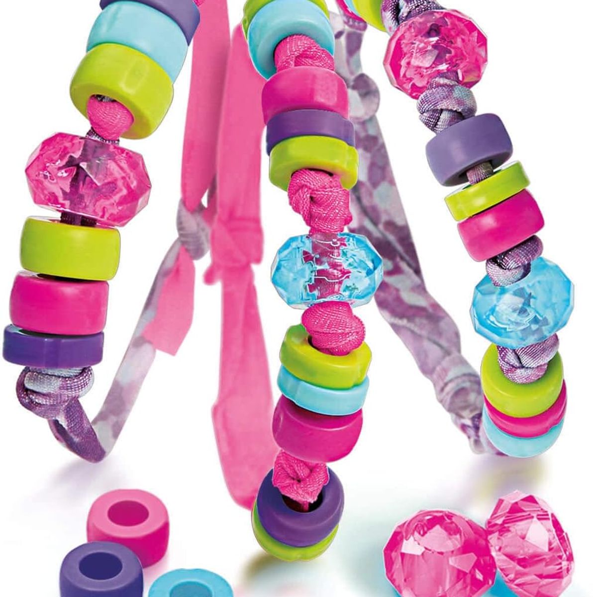 CLEMENTONI - Set Para Fabricar Pulseras Y Manillas Coloridas Para Niñas