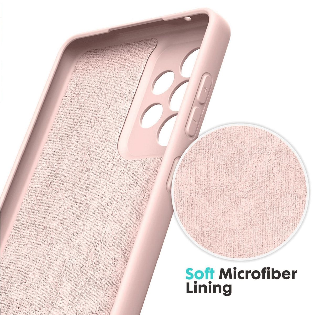 GENERICO - Funda Estuche Silicone Case Compatible Con Samsung S22 Plus Rosa