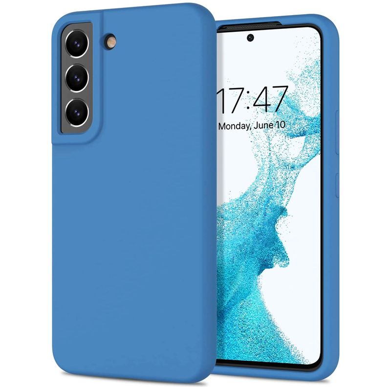 GENERICO - Funda Estuche Silicone Case Compatible Con Samsung S22 Plus Azul