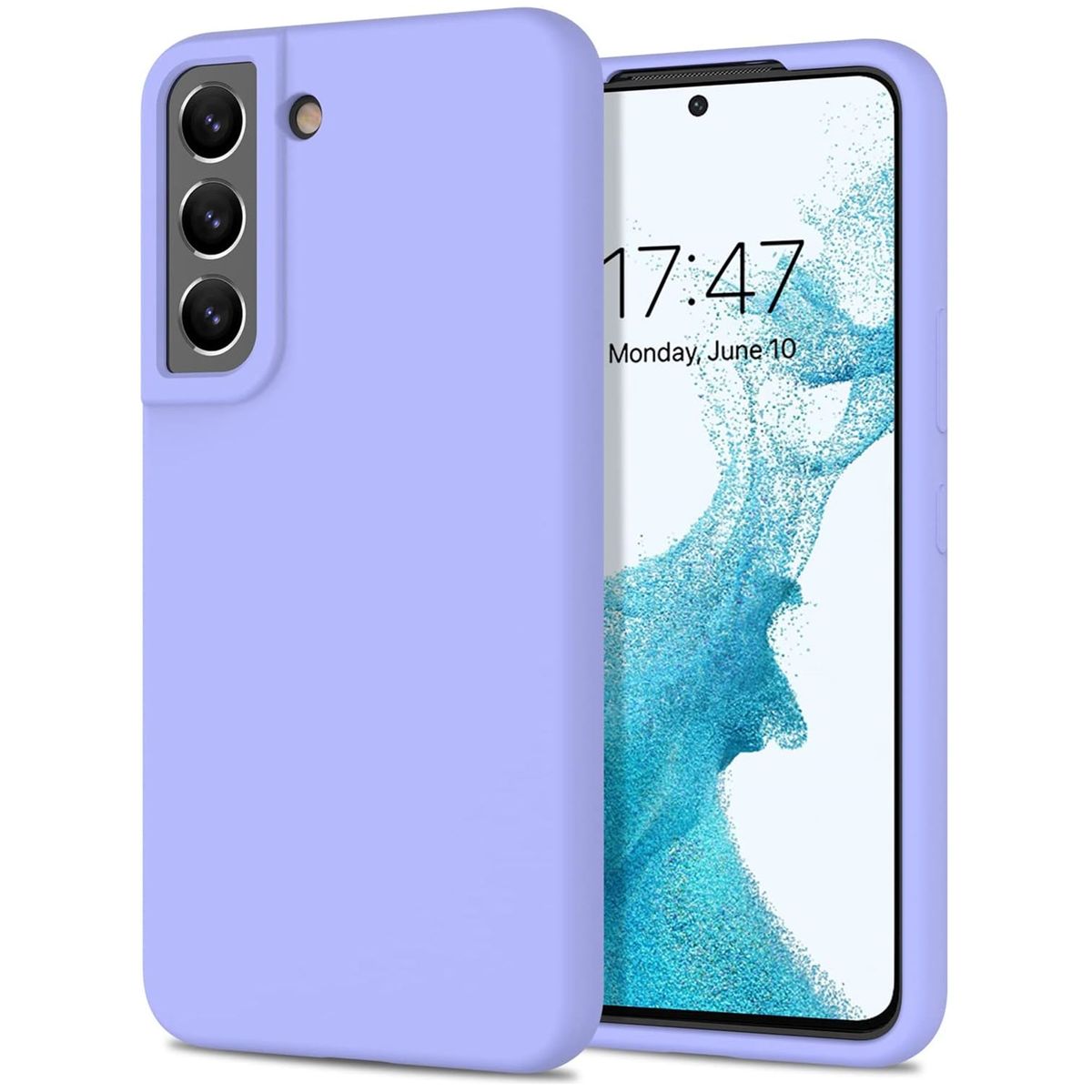 GENERICO - Funda Estuche Silicone Case Compatible Con Samsung S22 Plus Lila