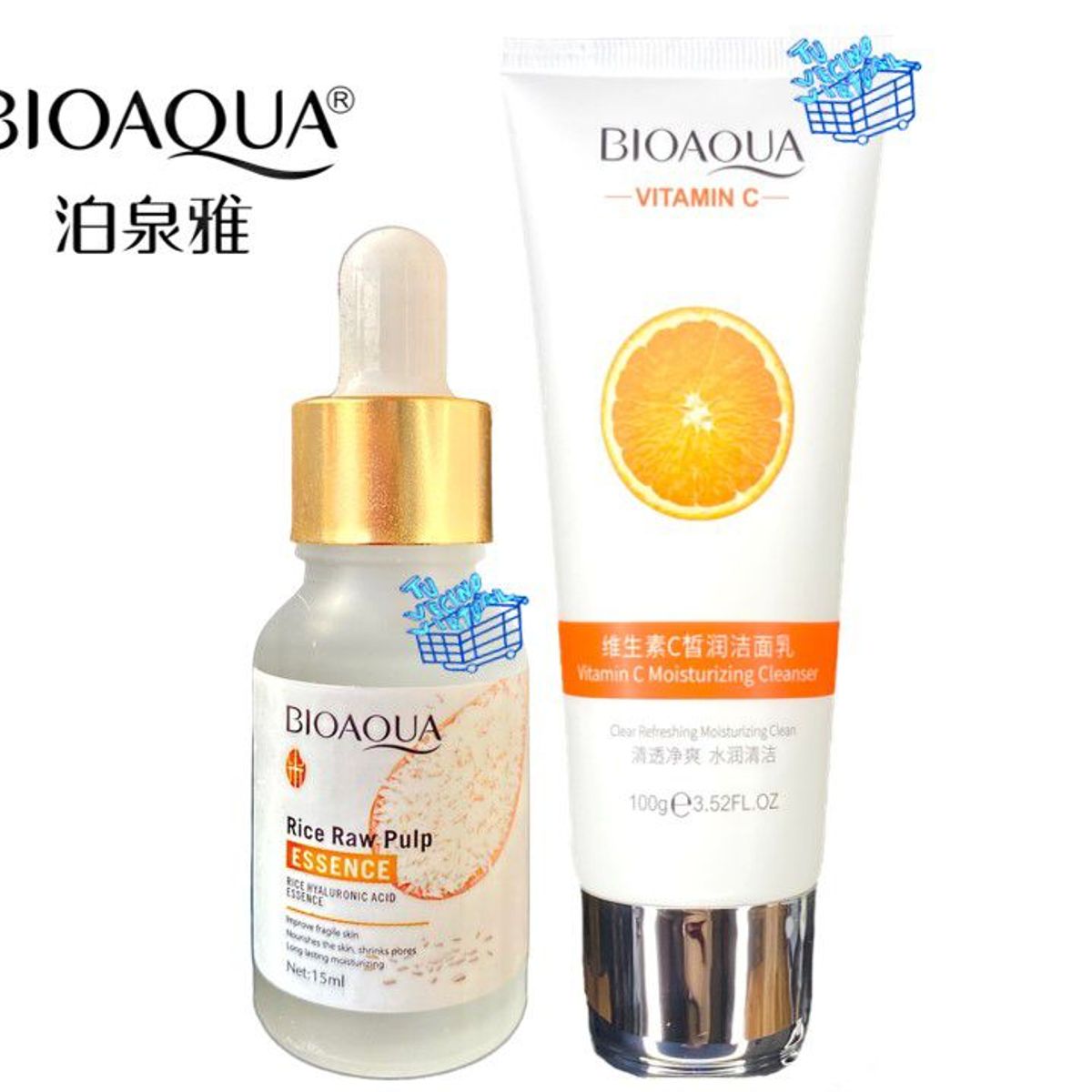 BIOAQUA - Suero De Arroz y Jabón Vitamina C Bioaqua