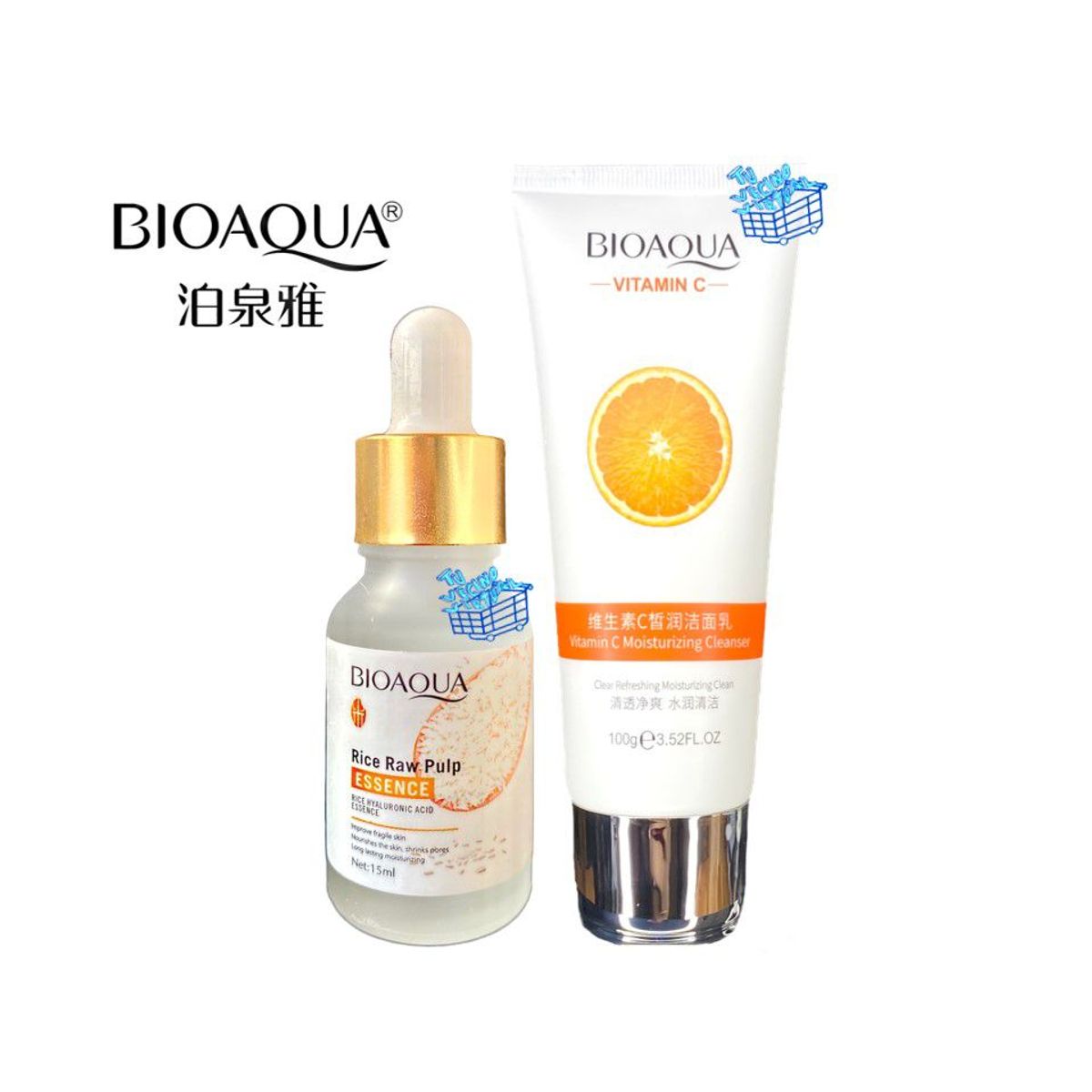 BIOAQUA - Suero De Arroz y Jabón Vitamina C Bioaqua