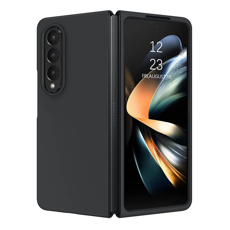 GENERICO - Funda Estuche Silicone Case Compatible Con Samsung Z Fold 4 Negro