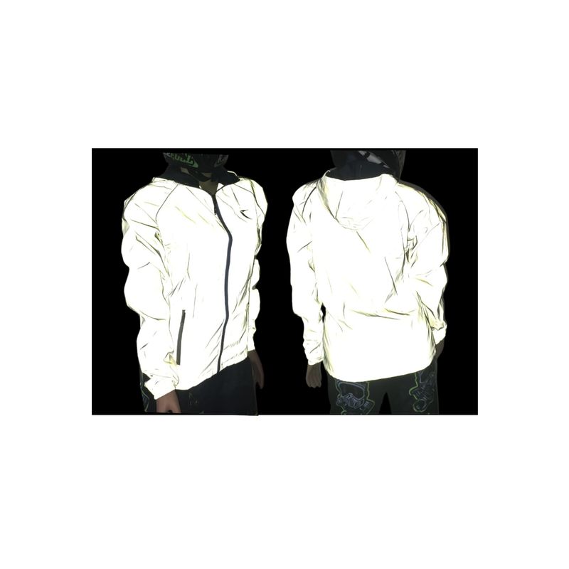 GENERICO - Chaqueta Moto Dama Reflectiva Rompevientos Mujer 90% Impermeable