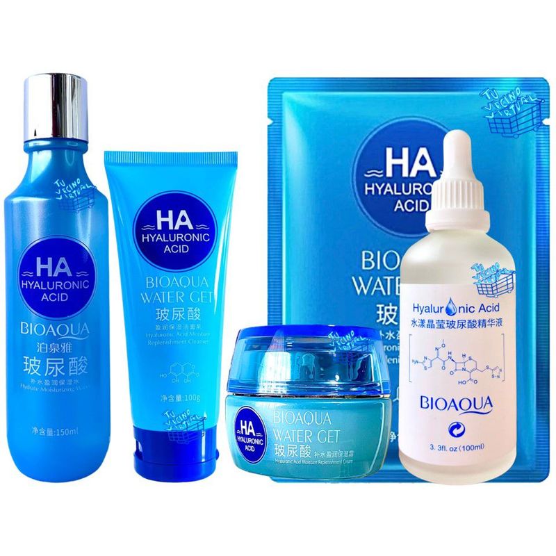 BIOAQUA - Kit x5 acido hialuronico Bioaqua