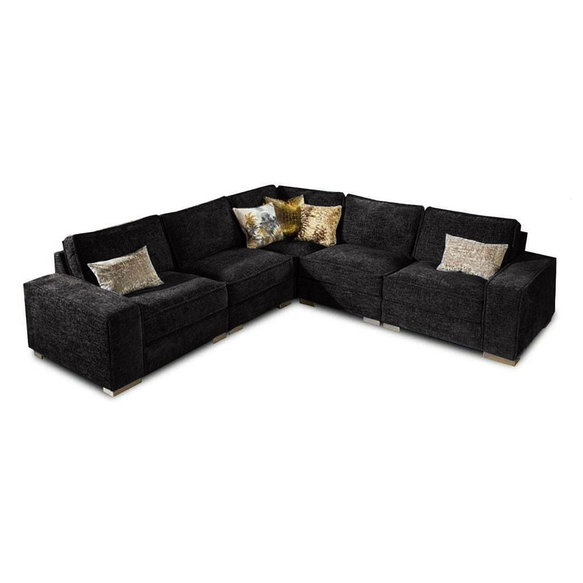 GENERICO - SALA MODERNA MILÁN MICROFIBRA NEGRO