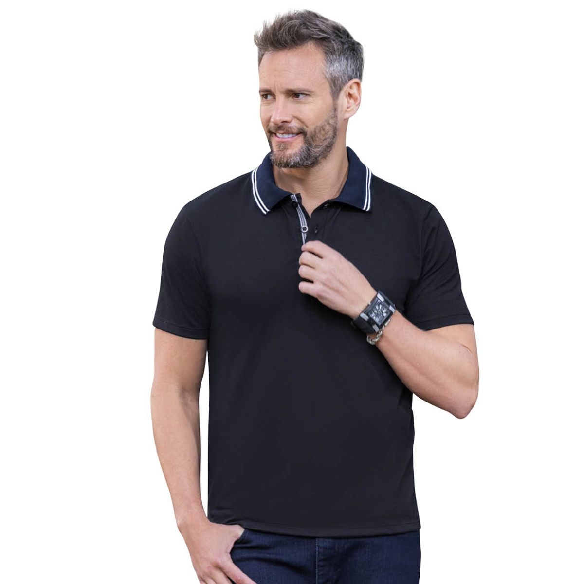MARKETING PERSONAL - Polo Hombre Musgo Mp 7098