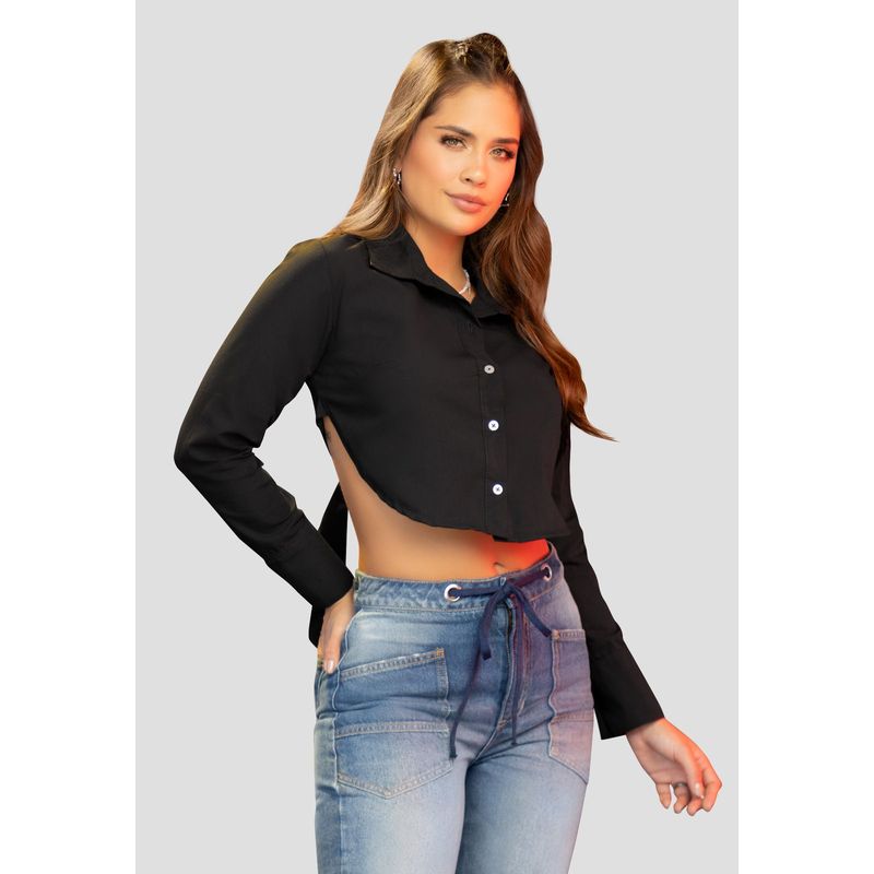ATYPICAL - Camisa Mujer Negro Atypical 100649