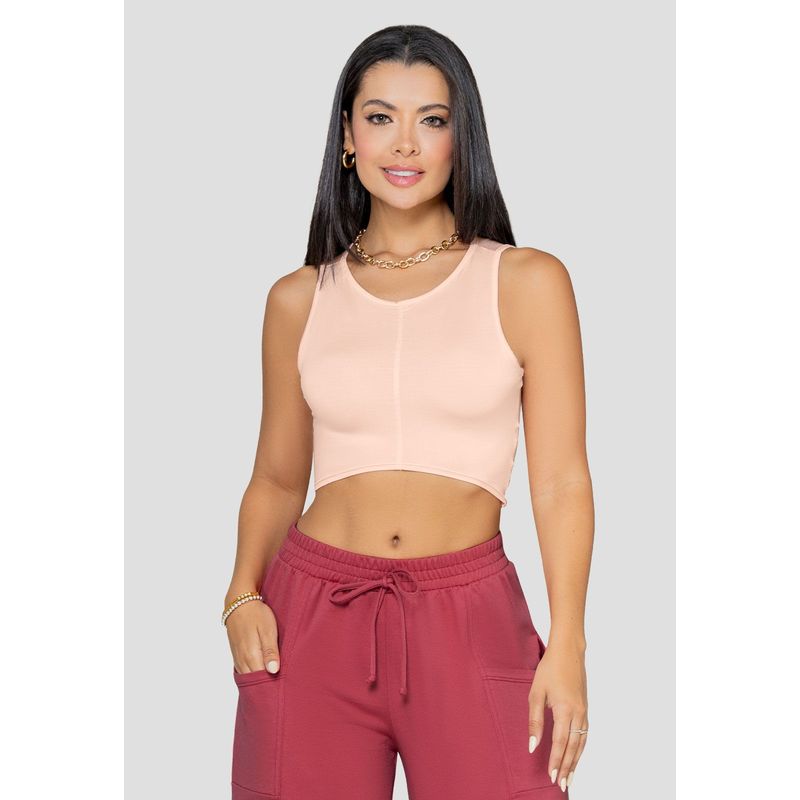 MARKETING PERSONAL - Crop Top Mujer Palo De Rosa Mp 101086