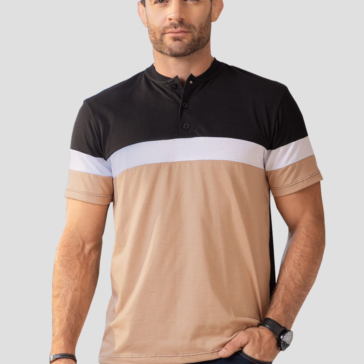 MARKETING PERSONAL - Polo Hombre Negro Mp 100468