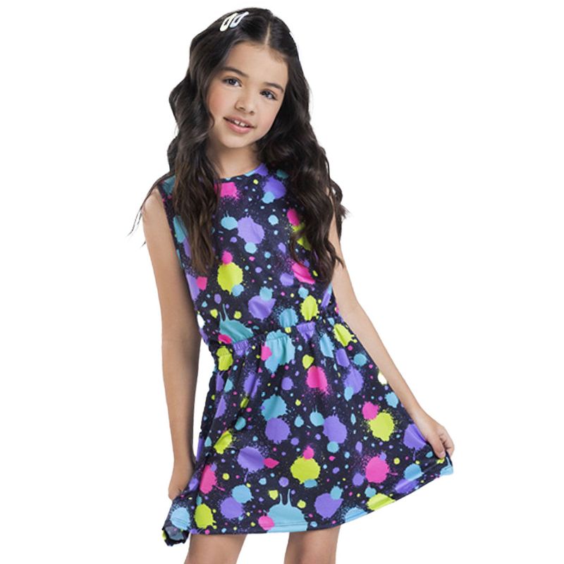 MARKETING PERSONAL - Vestido Infantil Femenino Azul Mp 7054