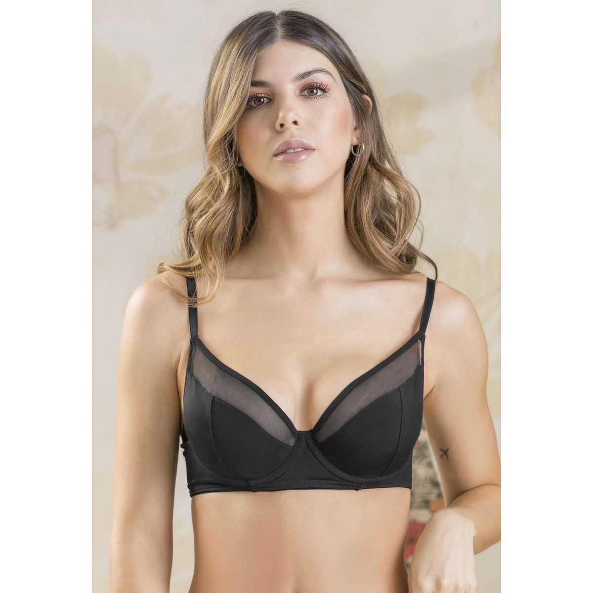 FORMAS INTIMAS - Brasier Mujer Negro FI 103068