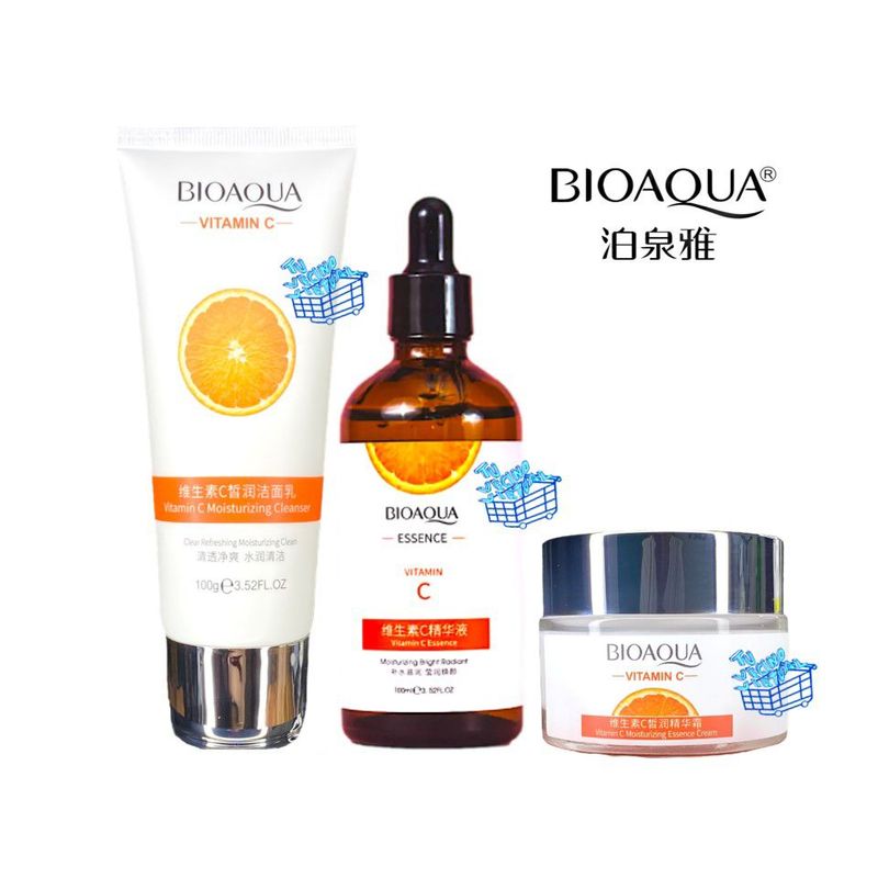 BIOAQUA - Kit facial X 3 Vitamina C Bioaqua