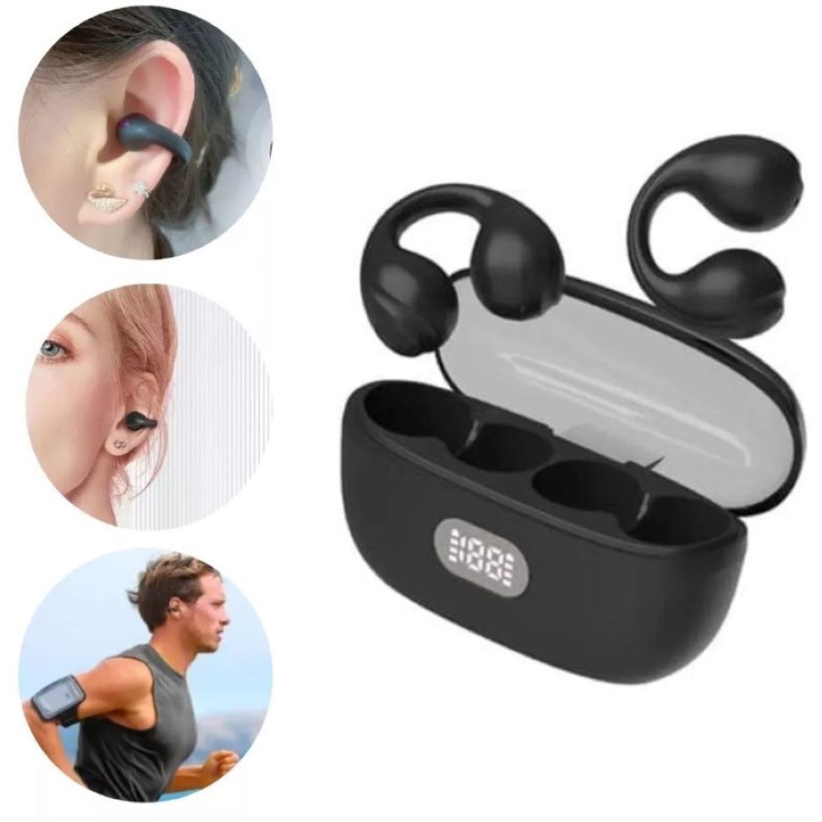 GENERICO - Audifonos Bluetooth Clip-on F50 Sonido Premium Comodidad