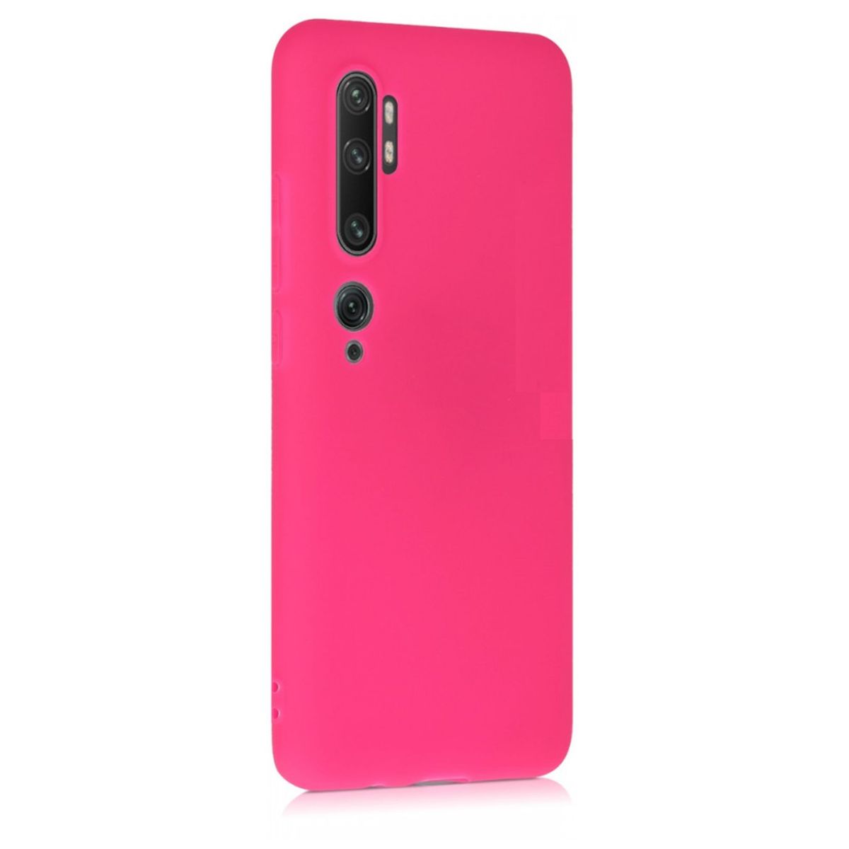 GENERICO - Funda Estuche Silicone Case Compatible Xiaomi Mi Note 10 Fucsia