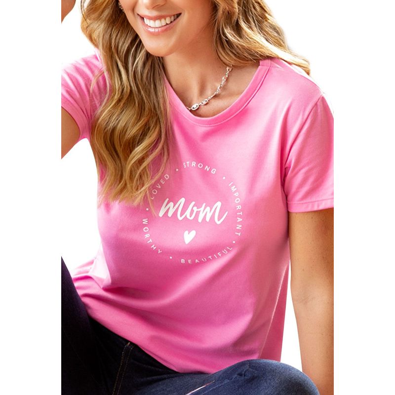 MARKETING PERSONAL - Camiseta Mujer Rosa Mp 9120
