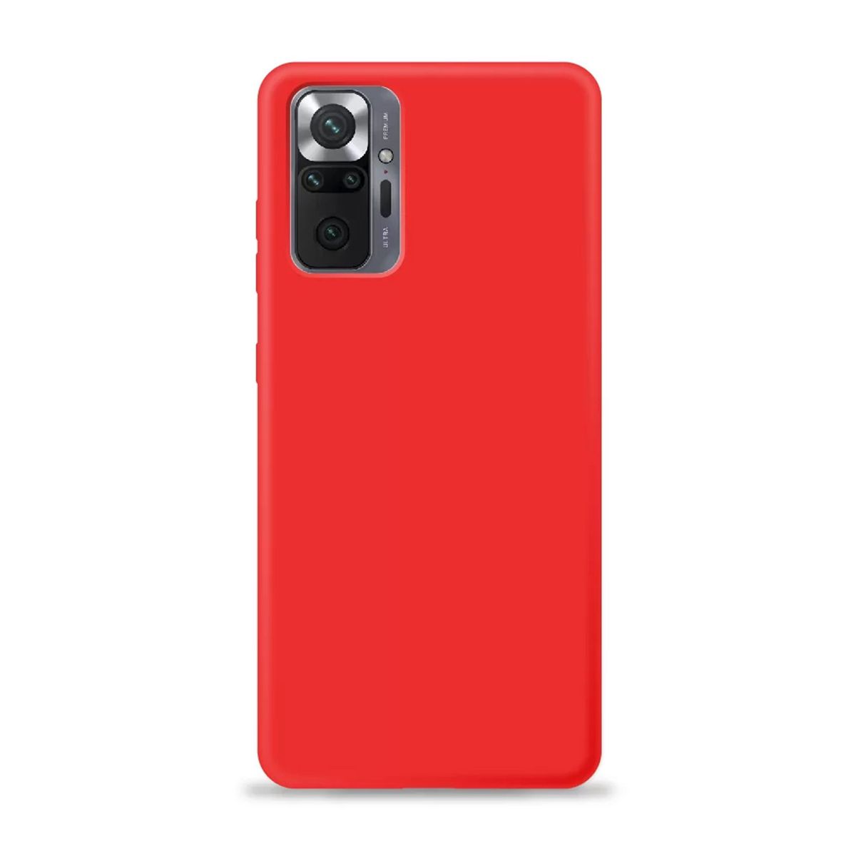 GENERICO - Funda Estuche Silicone Case Compatible Xiaomi Note 10 Pro Rojo