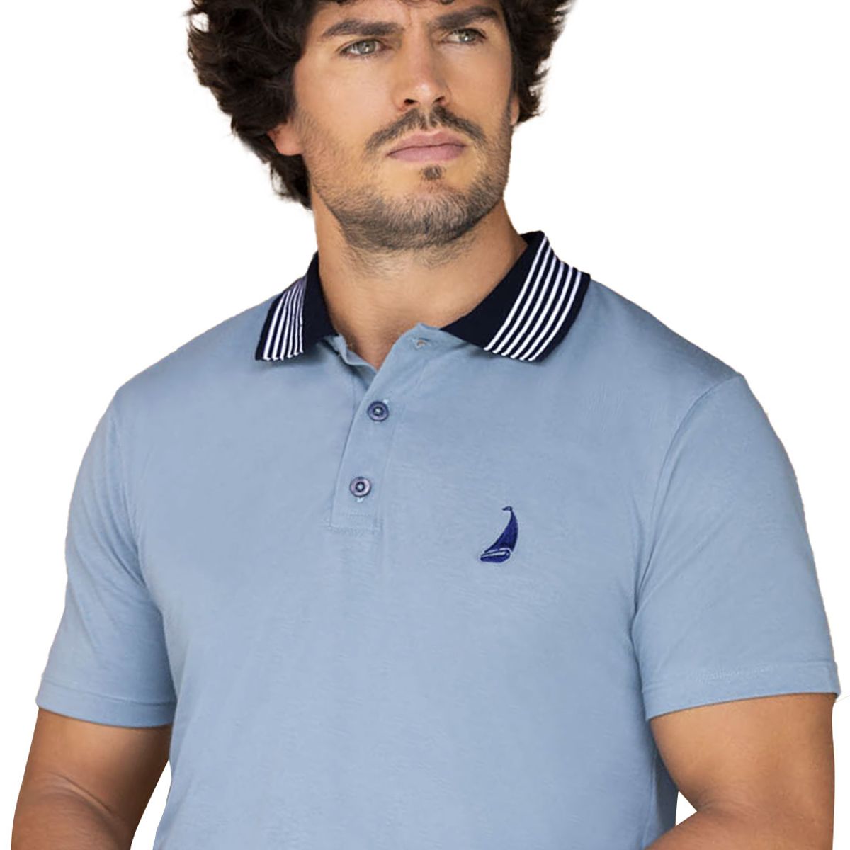 MARKETING PERSONAL - Polo Hombre Azul Mp 9274
