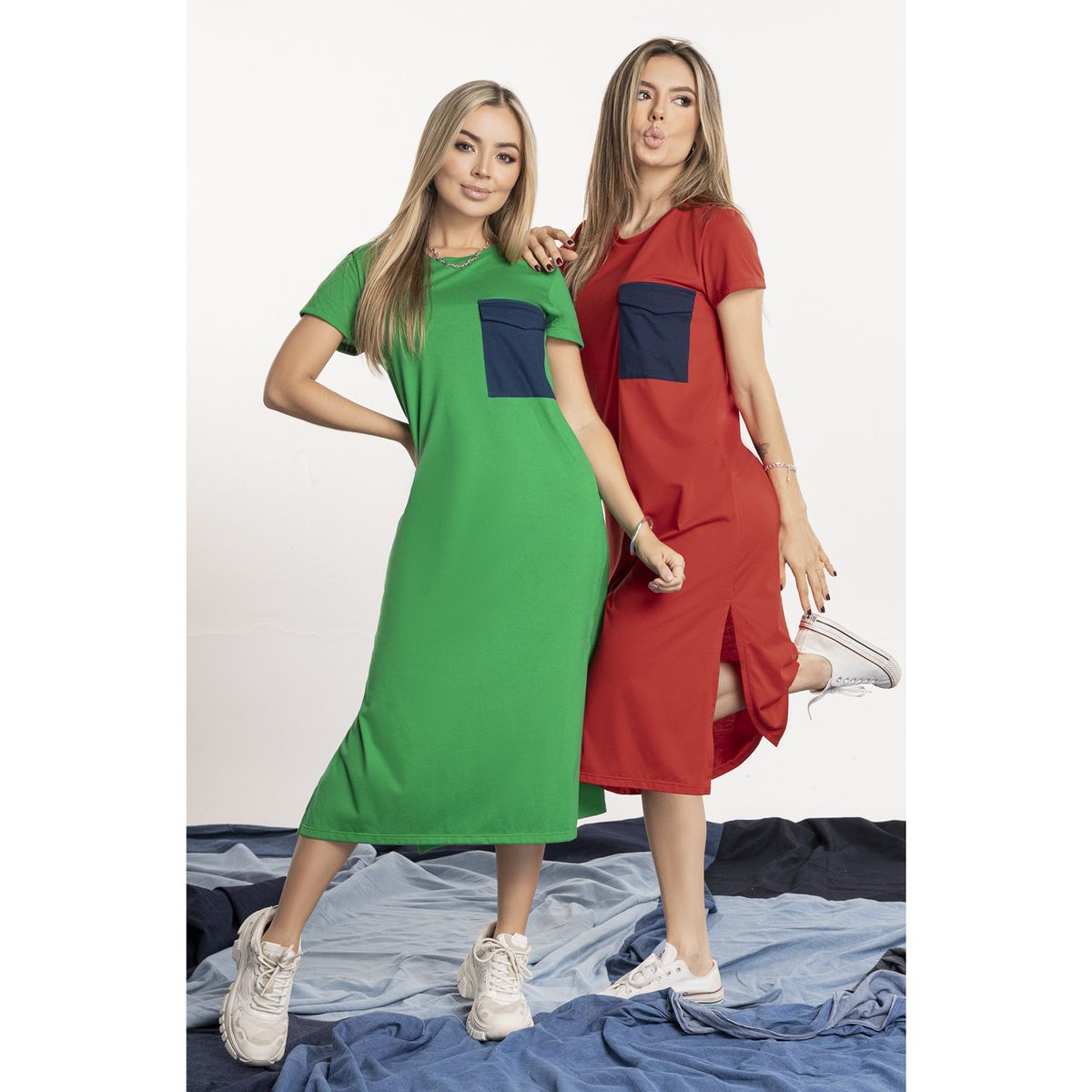 ATYPICAL - Vestido Juvenil Rojo Atypical 1336