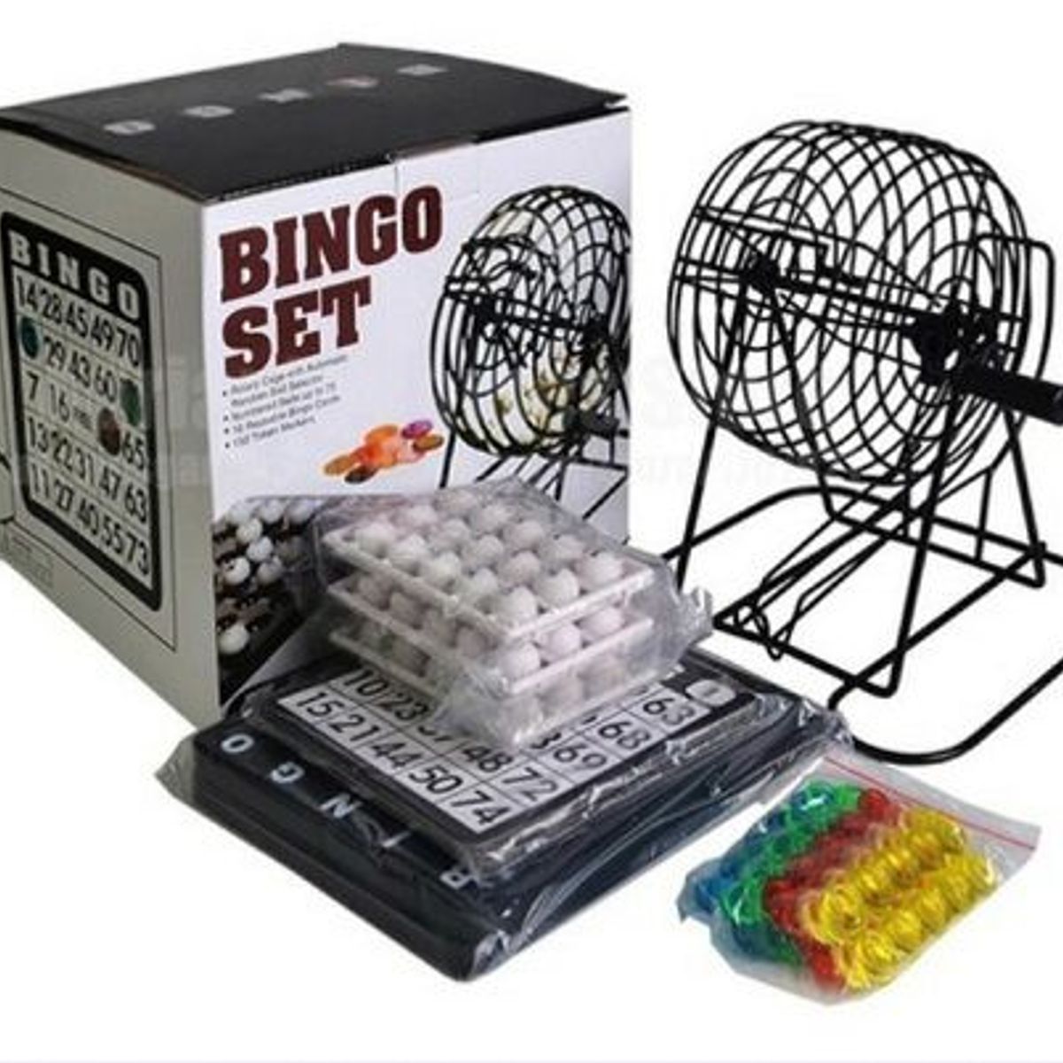 GENERICO - BINGO JUEGO DE MESA CON 18 TARJETAS EN CARTON