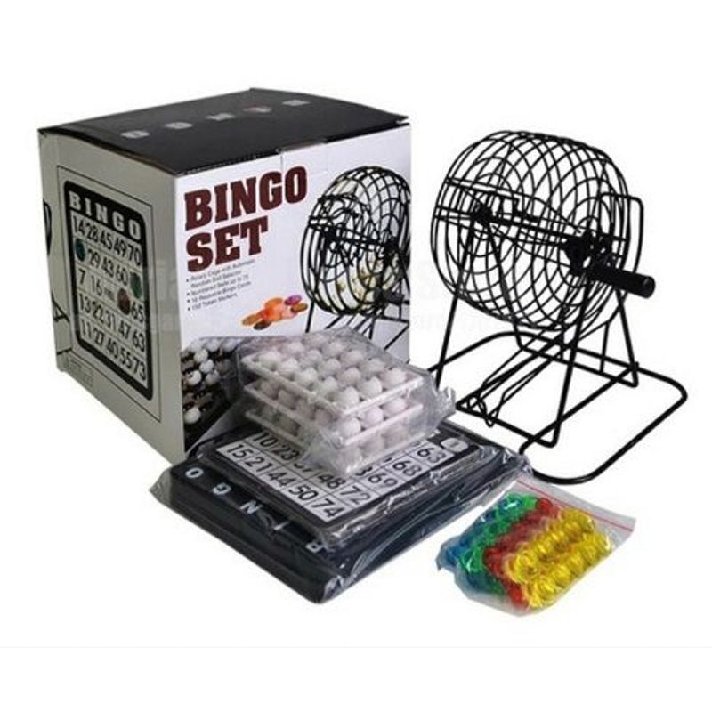 GENERICO - BINGO JUEGO DE MESA CON 18 TARJETAS EN CARTON