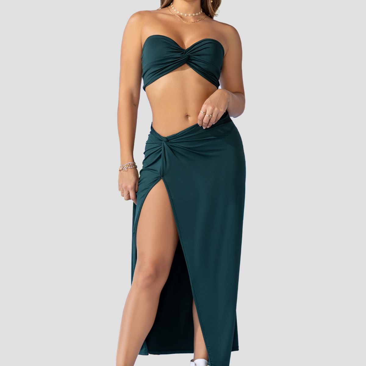 ATYPICAL - Conjunto Mujer Verde Botella Atypical 100672