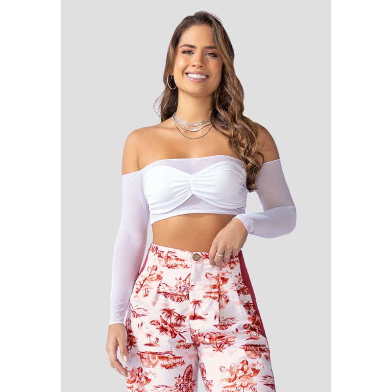 ATYPICAL - Crop Top Mujer Blanco Atypical 100817
