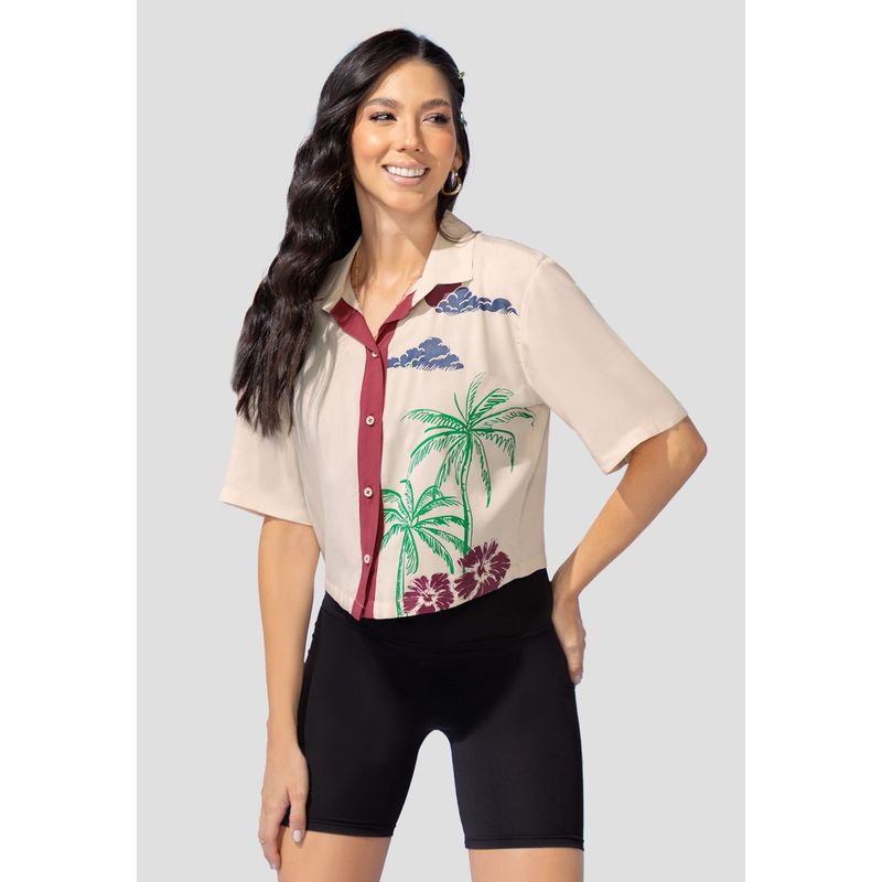 ATYPICAL - Camisa Mujer Caqui Atypical 100677