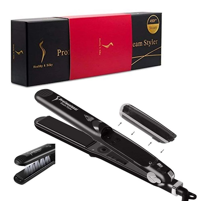CARGO - Plancha de Cabello Aceite Argan Ceramica A Vapor