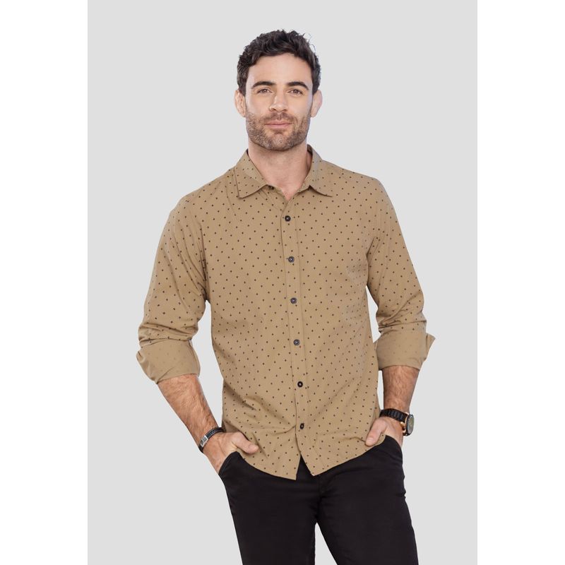 MARKETING PERSONAL - Camisa Hombre Estampado Mp 100686