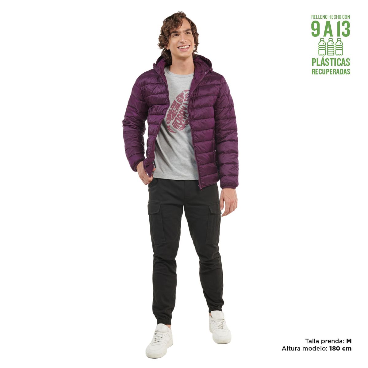 TOTTO - Chaqueta Acolchada Para Hombre Verde Colorout Totto
