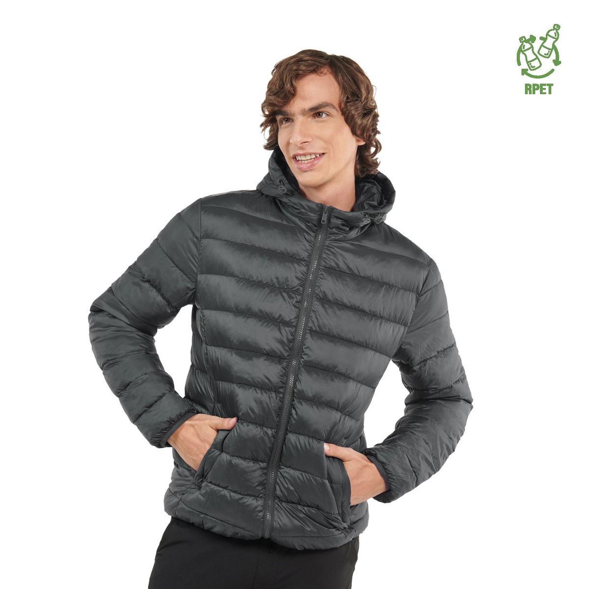 TOTTO - Chaqueta Acolchada Para Hombre Verde Colorout Totto
