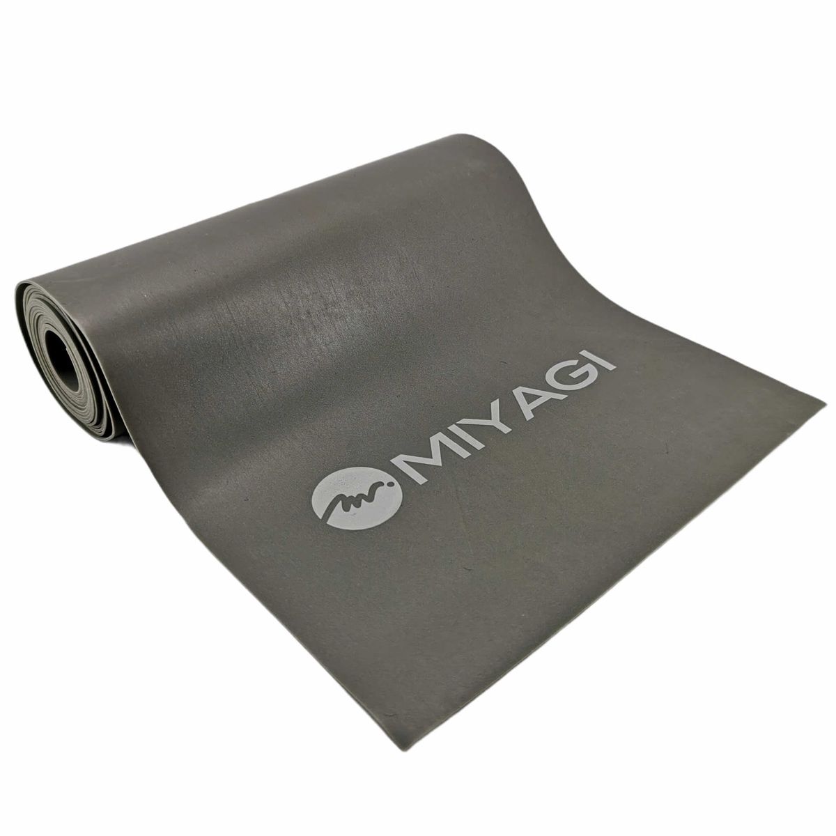 GENERICO - Banda Plana Elástica Resistencia Teraband Gris Miyagi 080mm