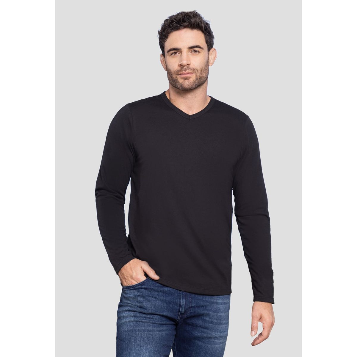 MARKETING PERSONAL - Camibuzo Hombre Negro Mp 102564