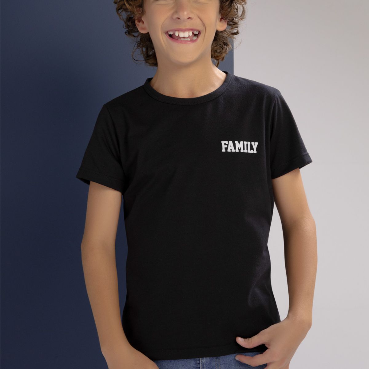 MARKETING PERSONAL - Camiseta Infantil Masculino Negro Mp 102017