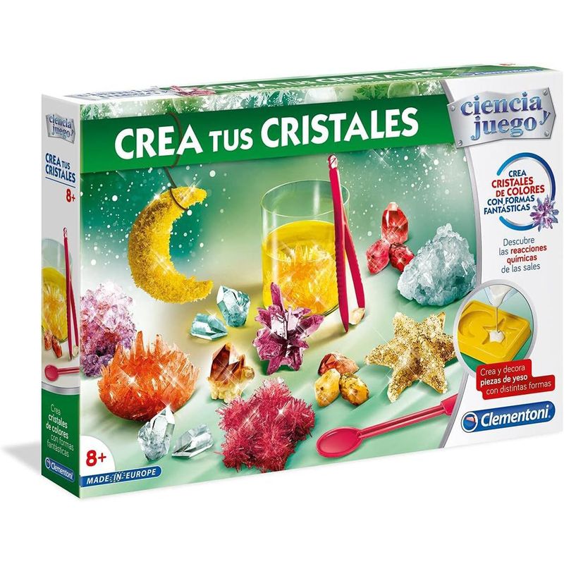 CLEMENTONI - Kit Laboratorio Científico Para Crear Cristales Asombrosos