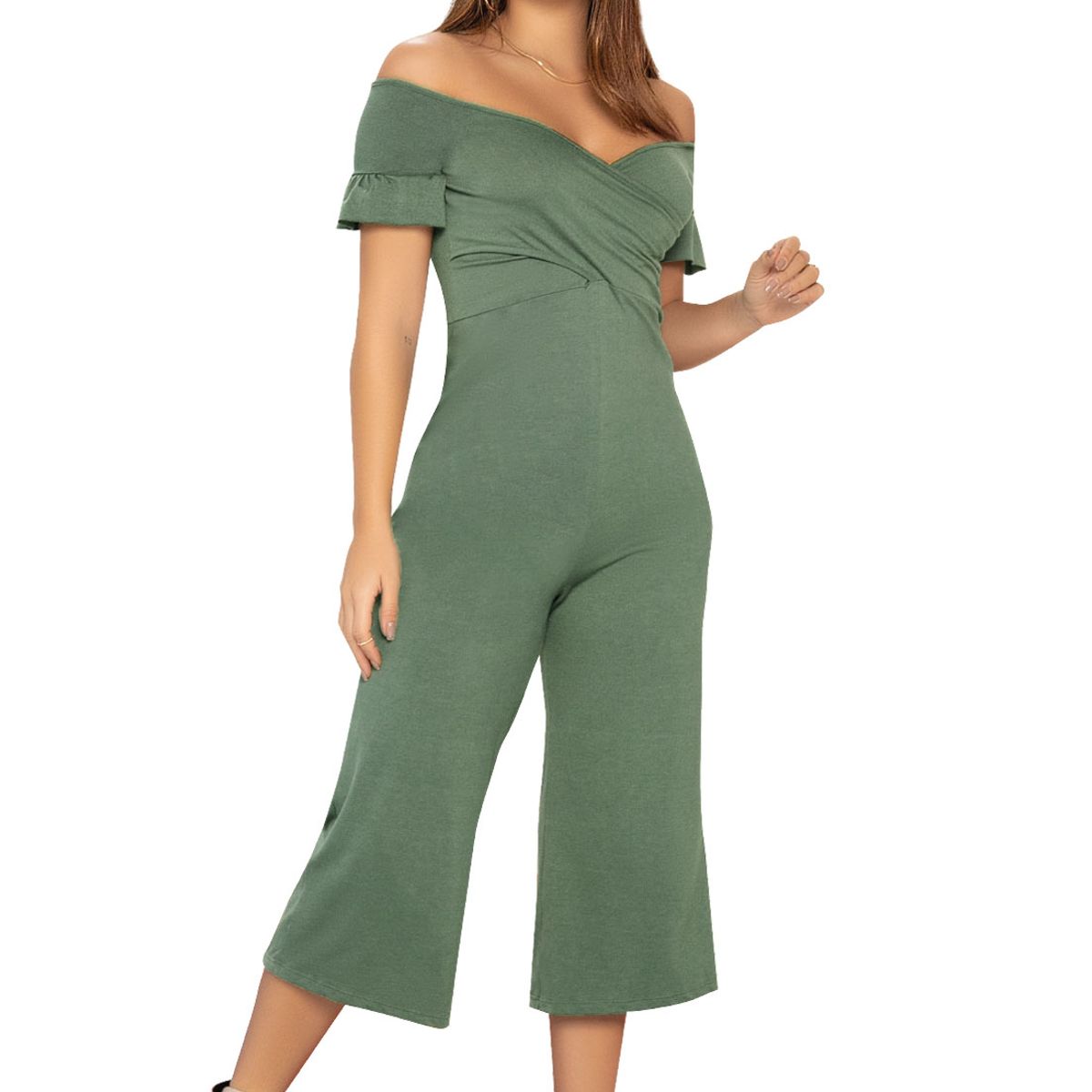 ATYPICAL - Enterizo Largo Mujer Verde Atypical 7963