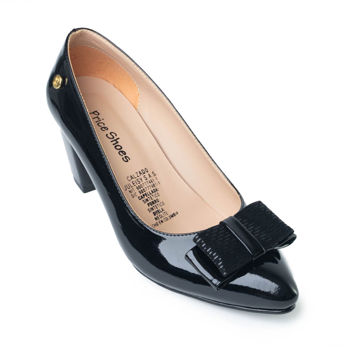 PRICE SHOES - Price Shoes Tacon Moda Mujer 5426735NEGRO