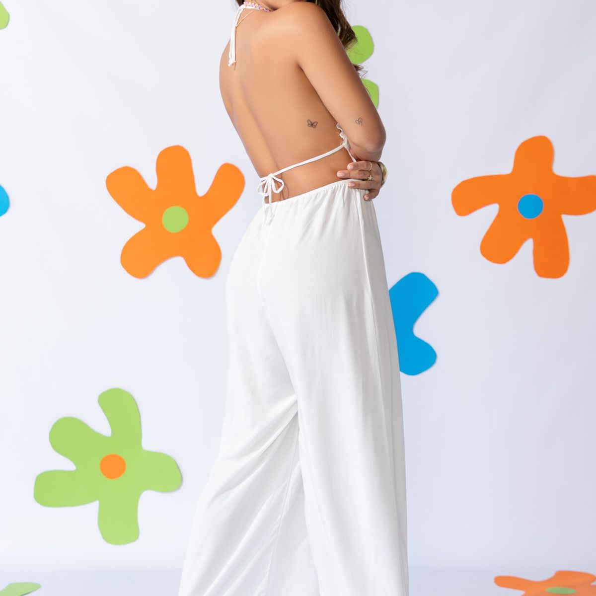 ATYPICAL - Enterizo Largo Mujer Marfil Atypical 32578