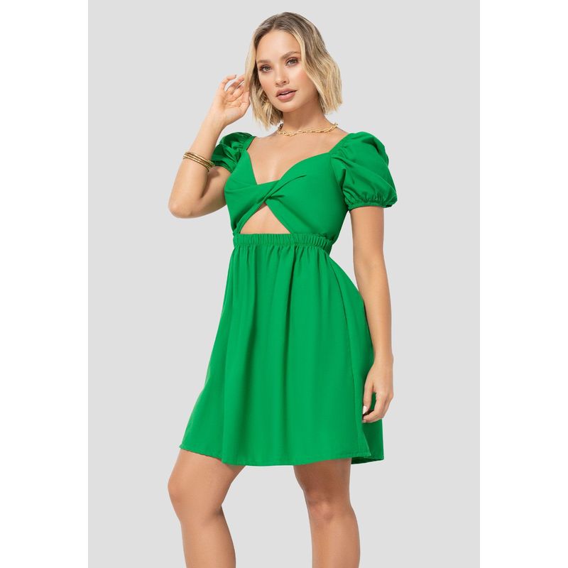 MARKETING PERSONAL - Vestido Corto Mujer Verde Antioquia Mp 2432