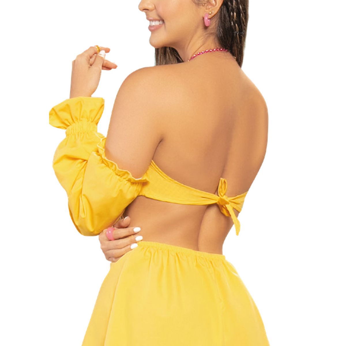 ATYPICAL - Vestido Corto Mujer Amarillo Atypical 7007