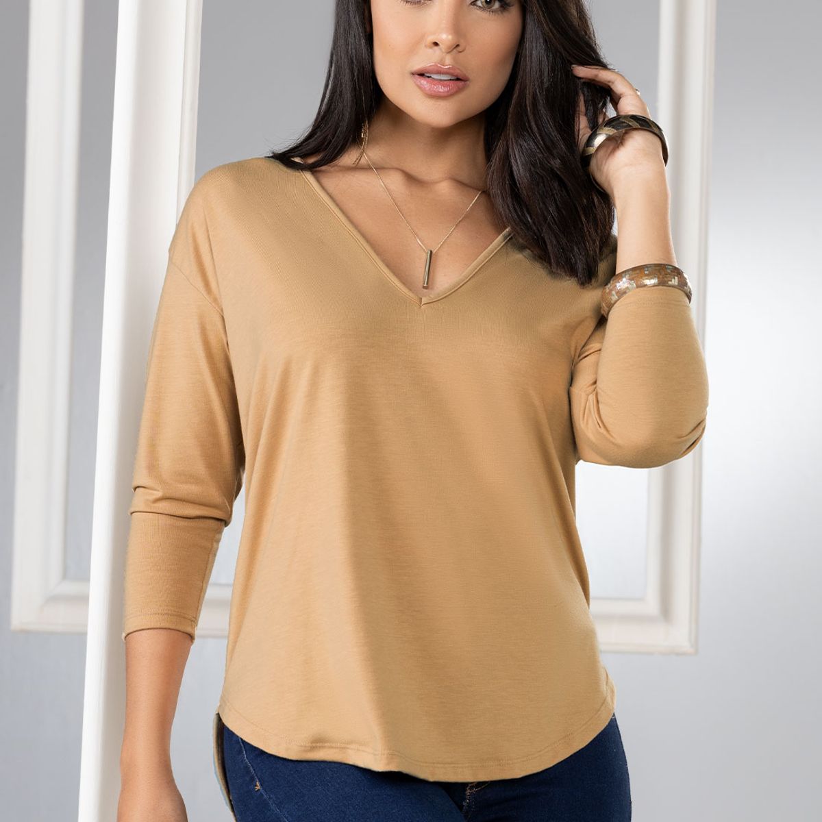 MARKETING PERSONAL - Camiseta Mujer Caramelo Mp 16856