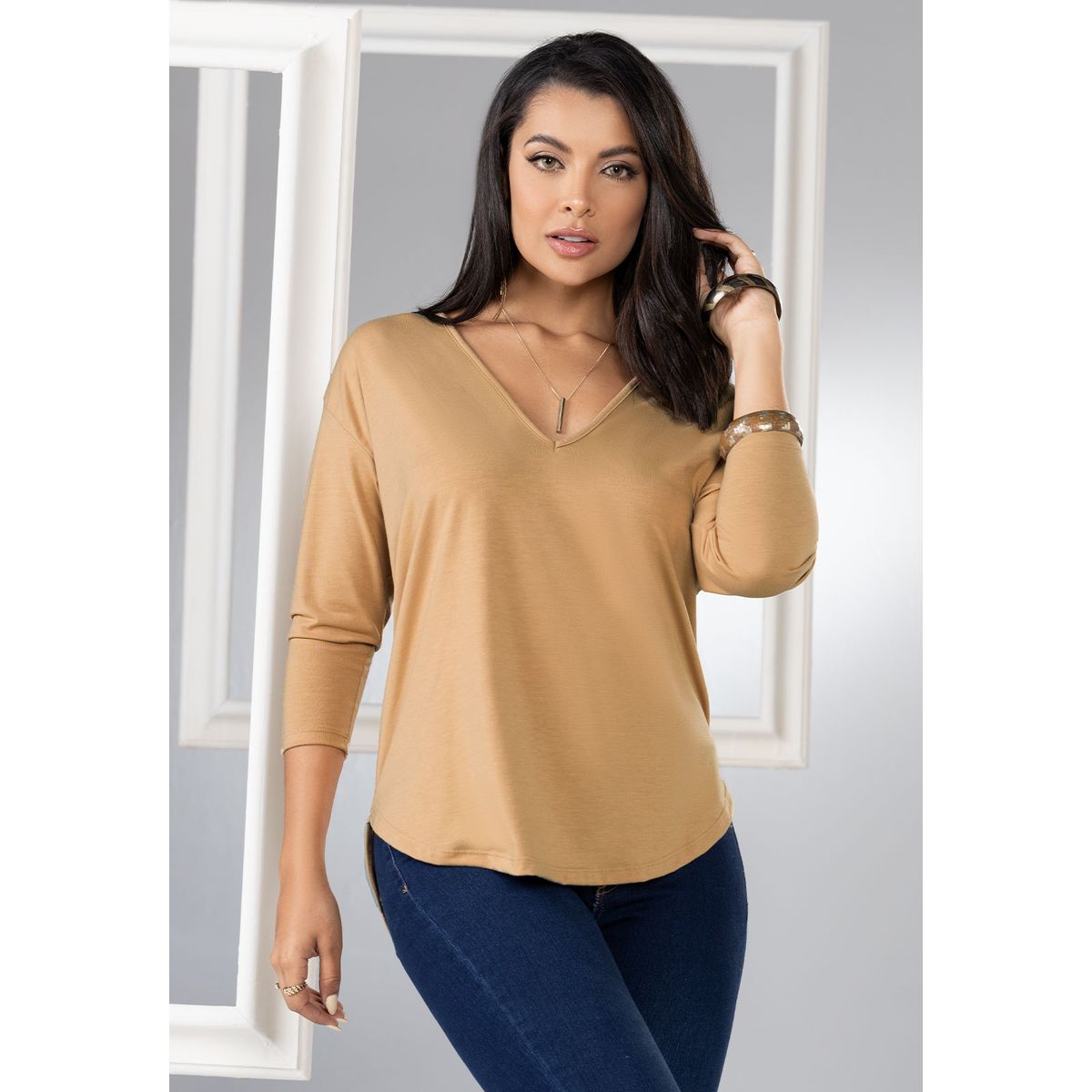 MARKETING PERSONAL - Camiseta Mujer Caramelo Mp 16856