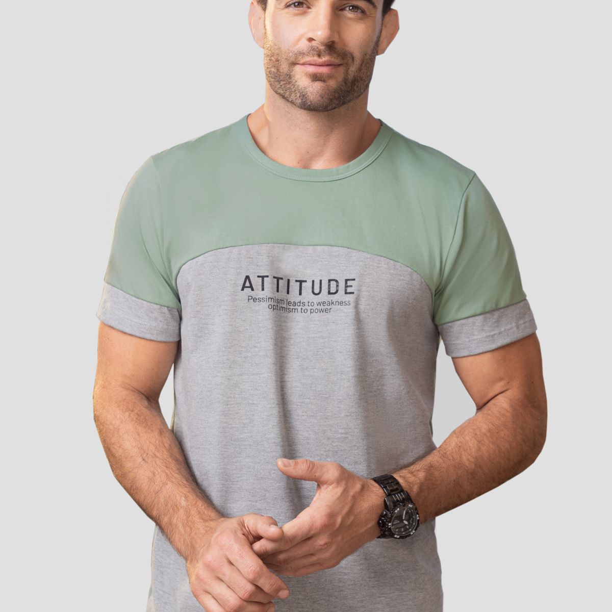 MARKETING PERSONAL - Camiseta Hombre Verde Oliva Mp 102563