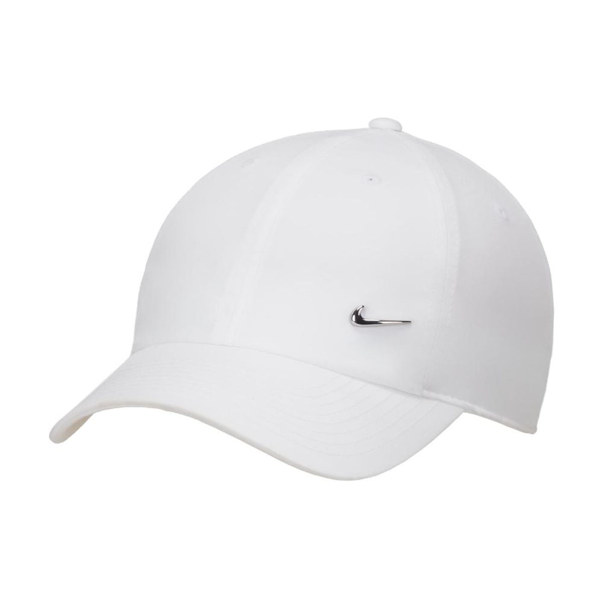 NIKE - Gorra Nike Dri Fit Club Metal Swoosh-Blanco