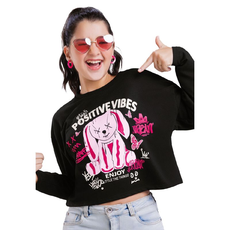 MARKETING PERSONAL - Buzo Infantil Femenino Negro Mp 6826