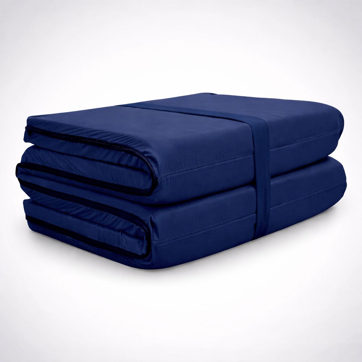 IKSA - Colchoneta Plegable Azul De Camping Grande 180x100x5
