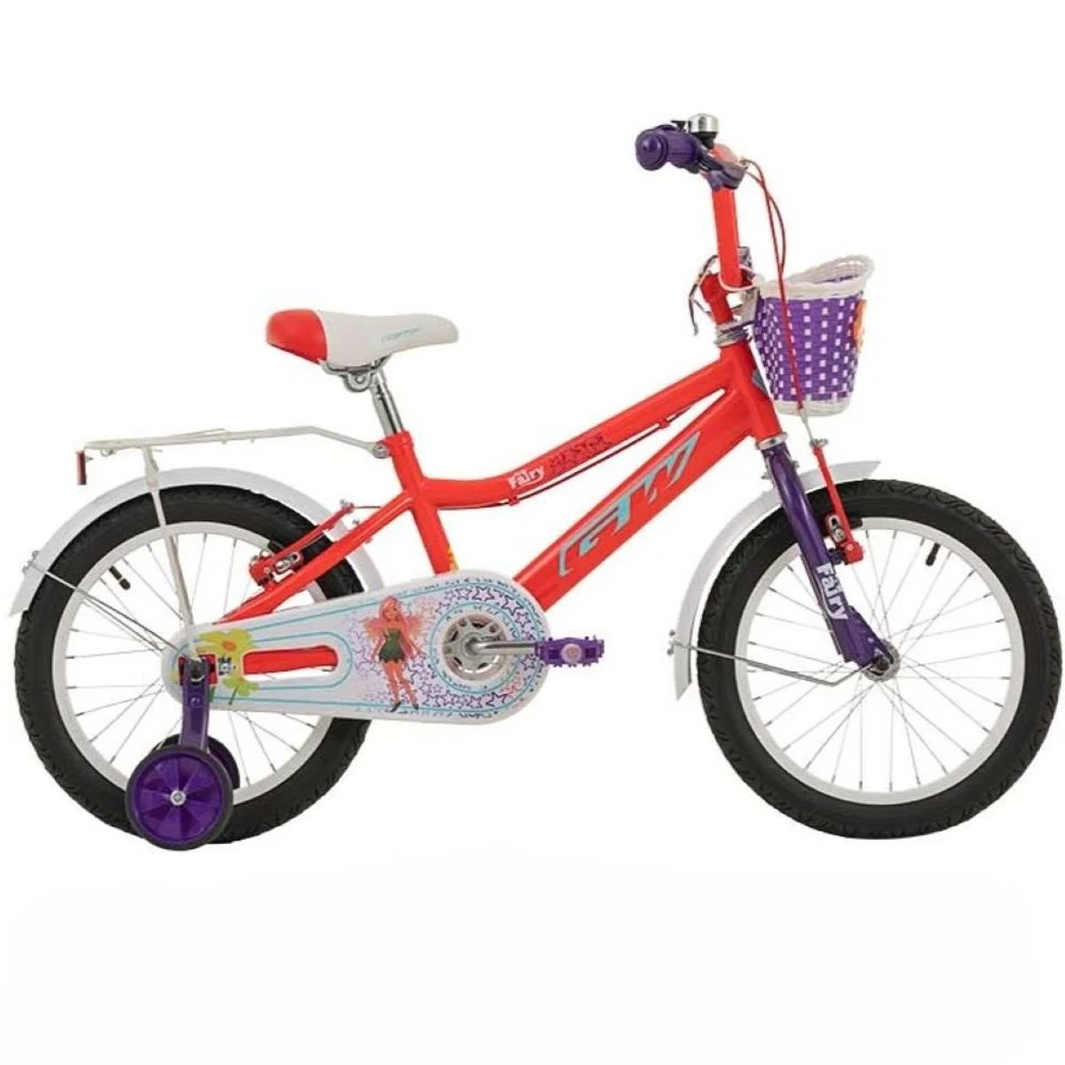 GW - Bicicleta rin 16 gw  fairy para niña de 4 a 6 años Rosa Magenta