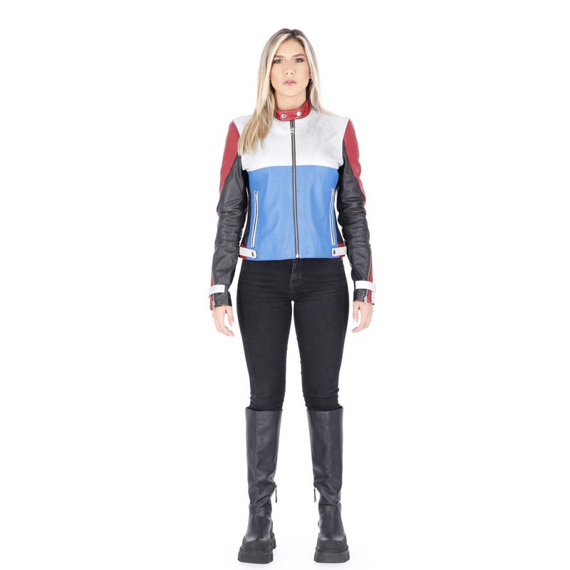 LA CHAQUETERIA - Chaqueta en Cuero Tommy Colores W33